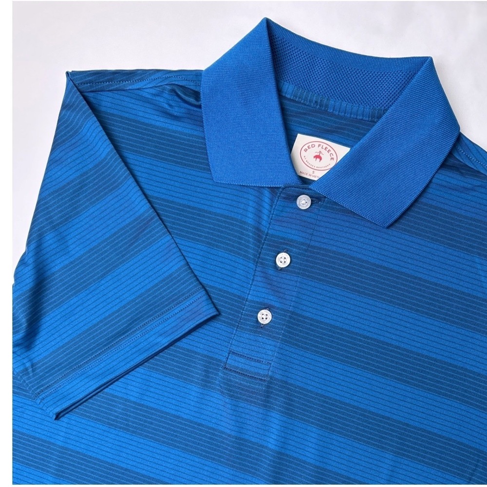 Brooks Brothers Mens Polo Shirt Blue Size S Preppy Golf Business Casual Nautical